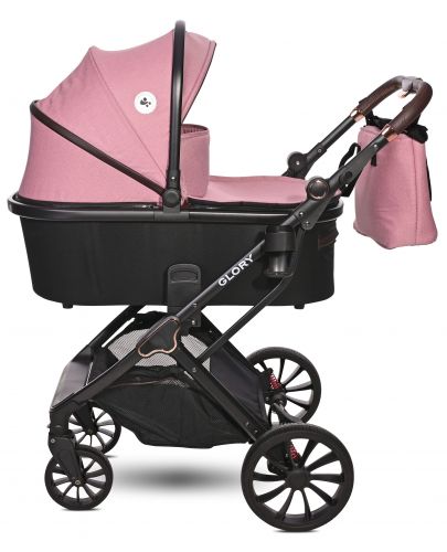 Бебешка количка Lorelli - Glory, розова - 4