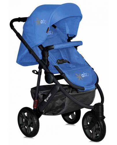 Бебешка комбинирана количка 2в1 Lorelli - Monza 3, синя - 3