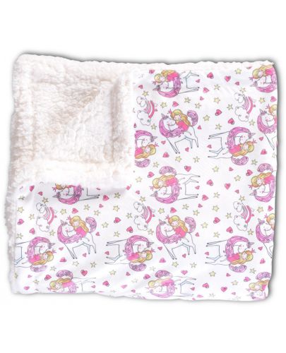 Бебешко одеяло Cangaroo - Unicorn, 105 х 75 cm - 1
