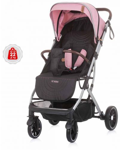Бебешка лятна количка Chipolino - Combo, Розова вода - 1