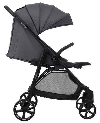 Бебешка лятна количка KikkaBoo - Alexa, Dark Grey - 4