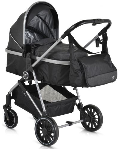 Бебешка комбинирана количка Moni - Kali, черна - 5