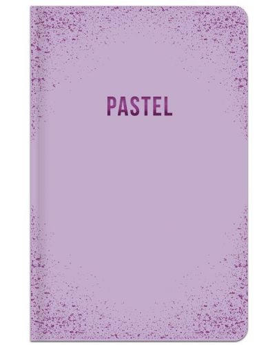 Бележник Lastva Pastel - А6, 96 л, офсет, редове, лилав - 1