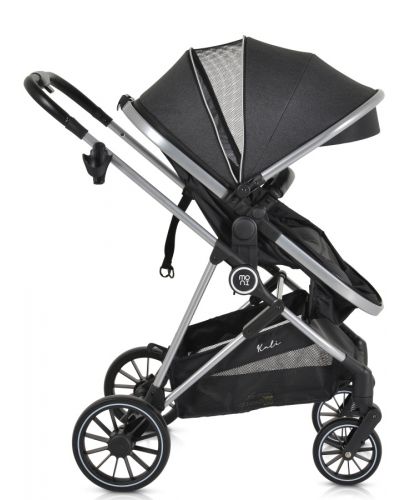 Бебешка комбинирана количка Moni - Kali, черна - 6
