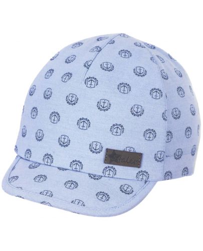 Бейзболна шапка с UV 50+ защита Sterntaler - С котвички, 53 cm, 2-4 години - 1