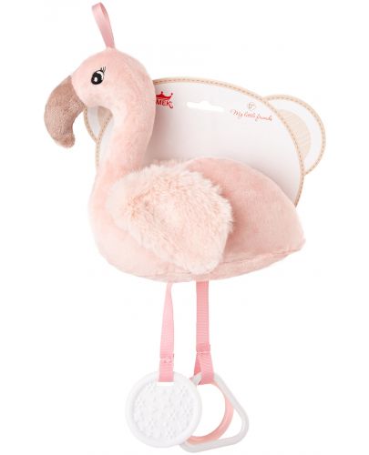 Бебешка играчка Амек Тойс - Фламинго, розово - 1