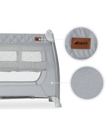 Бебешка кошара Hauck - Play N Relax Center, Quilted Grey - 3