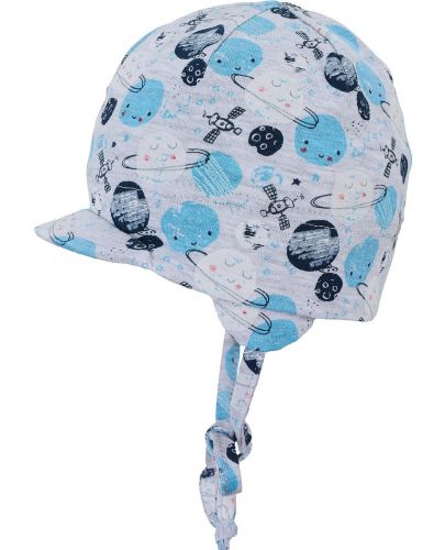 Бебешка шапка от трико с UV 50+ защита Sterntaler - 43 cm, 5-6 месеца - 2
