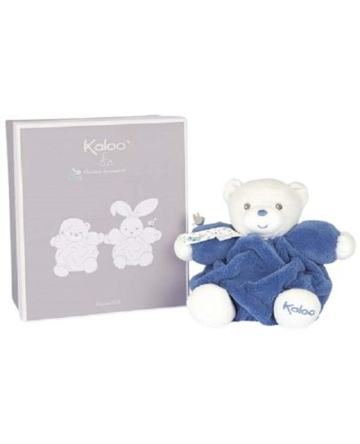 Бебешка мека играчка Kaloo - Мече, Ocean blue, 18 сm - 3