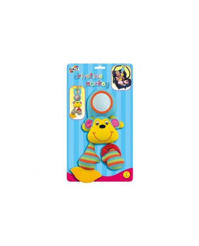 Бебешка играчка Galt - Игрива маймунка с огледало - 1