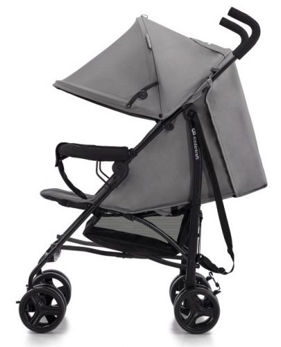 Бебешка лятна количка Kinderkraft - Tik, сива - 5