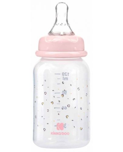 Бебешко шише KikkaBoo Savanna - РР, 120 ml, розово - 2
