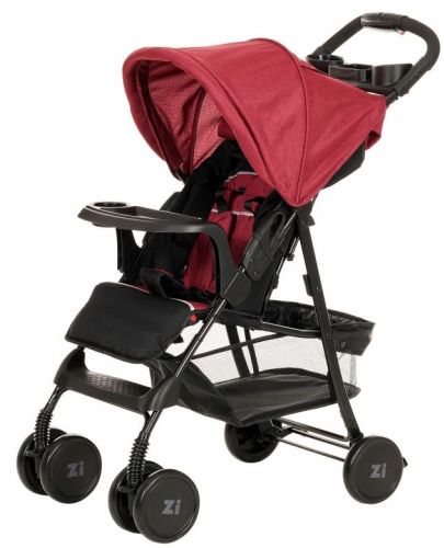 Бебешка лятна количка Zizito - Adel, червена - 2