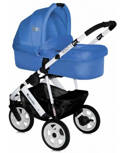 Бебешка комбинирана количка 2в1 Lorelli - Monza 3, синя - 1