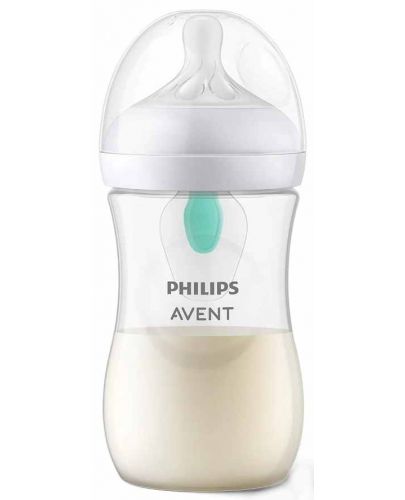 Бебешко шише Philips Avent - Natural Response 3.0, AirFree, с биберон 1m+, 260 ml - 3