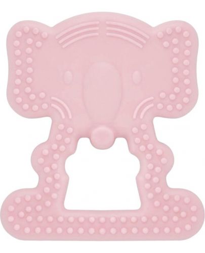 Бебешка гризалка BabyJem - Elephant, Pink  - 1