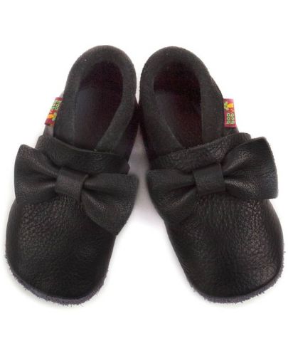Бебешки обувки Baobaby - Pirouette, размер XS, черни - 1