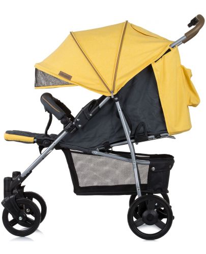 Бебешка количка с покривало Chipolino - Микси, банан - 4