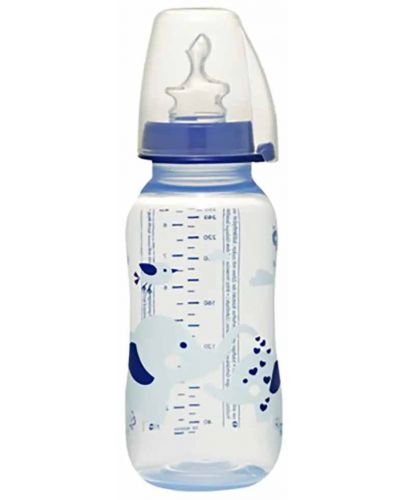 Бебешко шише NIP - Trendy, РР, Flow B, 6 м+, 250 ml - 1