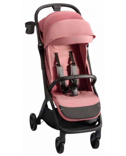 Бебешка лятна количка KinderKraft - Nubi 2, Pink quartz - 1