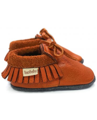 Бебешки обувки Baobaby - Moccasins, Hazelnut, размер 2XS - 4