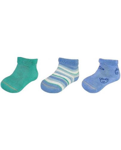 Бебешки хавлиени чорапи Maximo - Цветни, за момче - 1