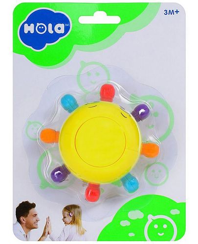 Бебешка дрънкалка Hola Toys - Октопод - 3