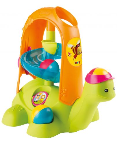 Бебешка играчка Smoby Cotoons - Костенурка с писта и цветни топки - 1