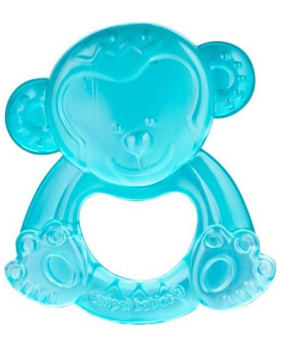 Бебешка водна чесалка Canpol - Маймунка, синя - 1
