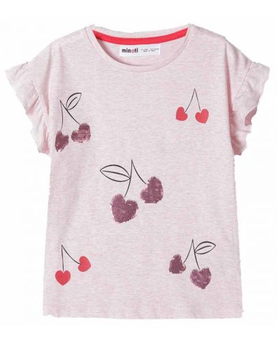 Бебешка тениска Minoti - Cherry 2 - 1