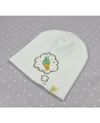 Бебешка шапка For Babies - Сладоледче, 0-3 месеца - 1