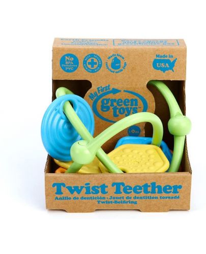 Бебешка дрънкалка Green Toys - Twist Teether - 2
