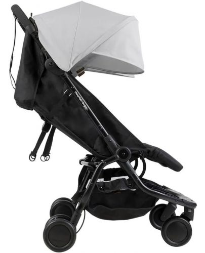  Бебешка количка за близнаци Phil & Teds - Mountain Buggy Nano Duo V1, светлосива - 4