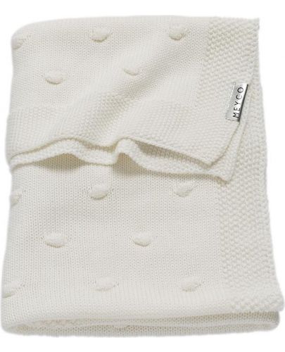 Бебешко одеяло Meyco Baby - 75 х 100 cm, бяло - 1