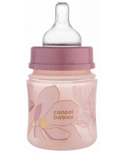 Бебешко антиколик шише Canpol babies - Easy Start, Gold, 120 ml, розово - 2