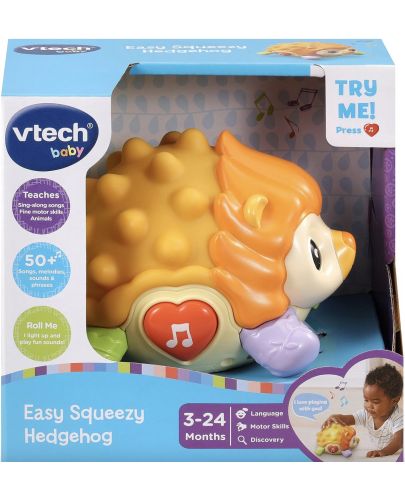 Бебешка играчка Vtech - Светещ таралеж - 3