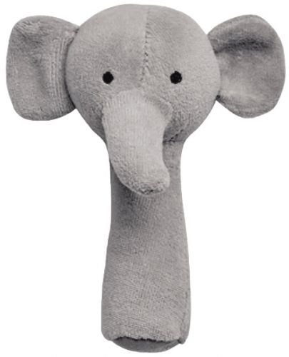 Бебешка дрънкалка Jollein - Elephant Storm Grey - 1