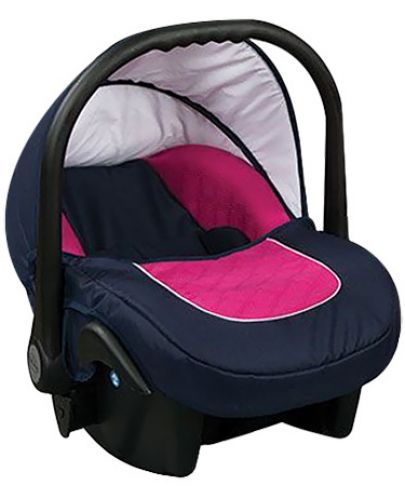 Детско столче за кола Baby Merc - Leo, до 9 kg, синьо и розово - 1
