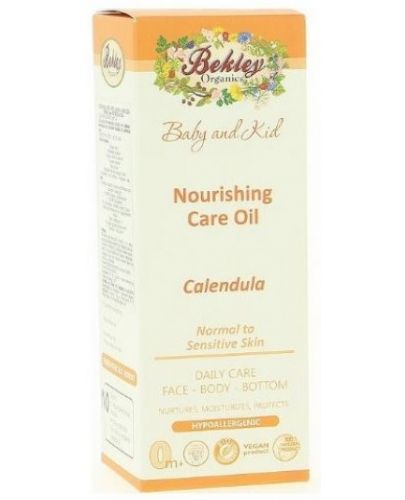 Бебешко масло Bekley Organics - Невен, 100 ml - 1