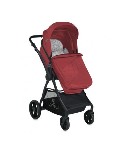 Бебешка комбинирана количка Lorelli - Starlight, червена - 2