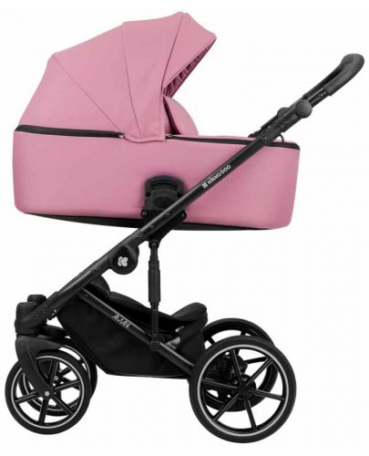 Бебешка комбинирана количка 2 в 1 KikkaBoo - Amani, Pink - 5