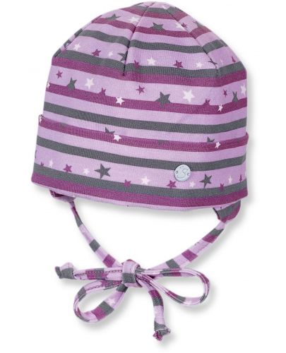 Бебешка шапка Sterntaler - На звездички, 45 cm, 6-9 месеца - 1