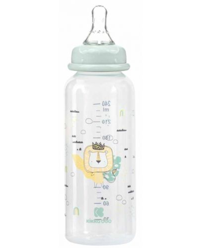 Бебешко шише KikkaBoo Savanna - РР, 240 ml, мента - 2