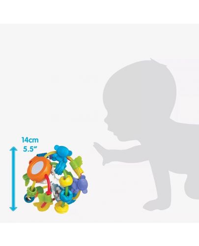 Бебешка играчка Playgro - Топка, Играй и опознавай - 4