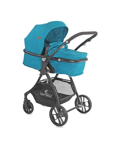 Бебешка комбинирана количка Lorelli - Starlight, синя - 2