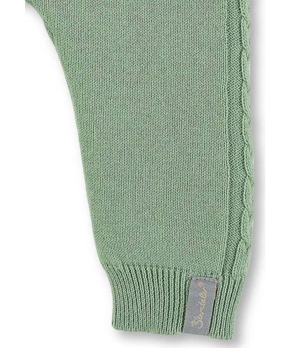 Бебешки плетени панталонки Sterntaler - С рипсен подгъв, 62 cm, 4-5 месеца - 2