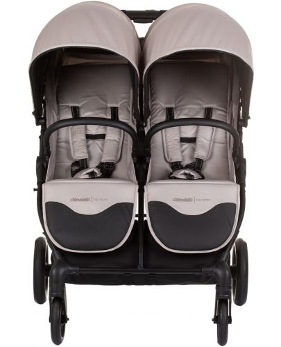 Бебешка количка за близнаци Chipolino - Top Stars, макадамия - 2
