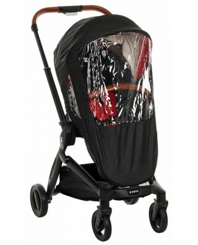Бебешка количка 3 в 1 Zizito - Harmony Lux, червена - 6