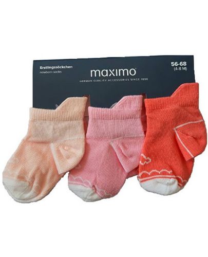 Бебешки къси чорапи Maximo - За момиче - 1