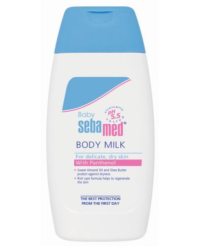 Бебешко мляко за тяло Sebamed, 200 ml - 1